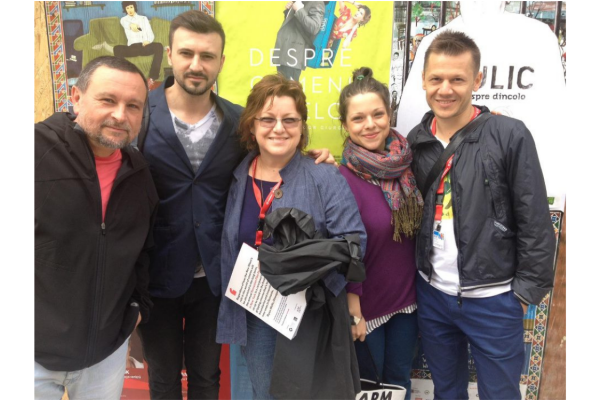 Timotei Nădăşan, Adrian Ghenie, Elvira Lupșa, Mircea Candor and Corina Șuteu - TIFF, Cluj (2014)