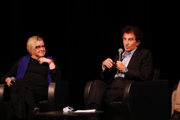 In Paris, together with Jack Lang celebrating 30 years of the European Masters' degree in Cultural Management of the Burgundy School of business.